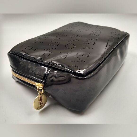 YSL Yves Saint Laurent Makeup Cosmetic Case Bag Beauty Authentic - Picture 9 of 12